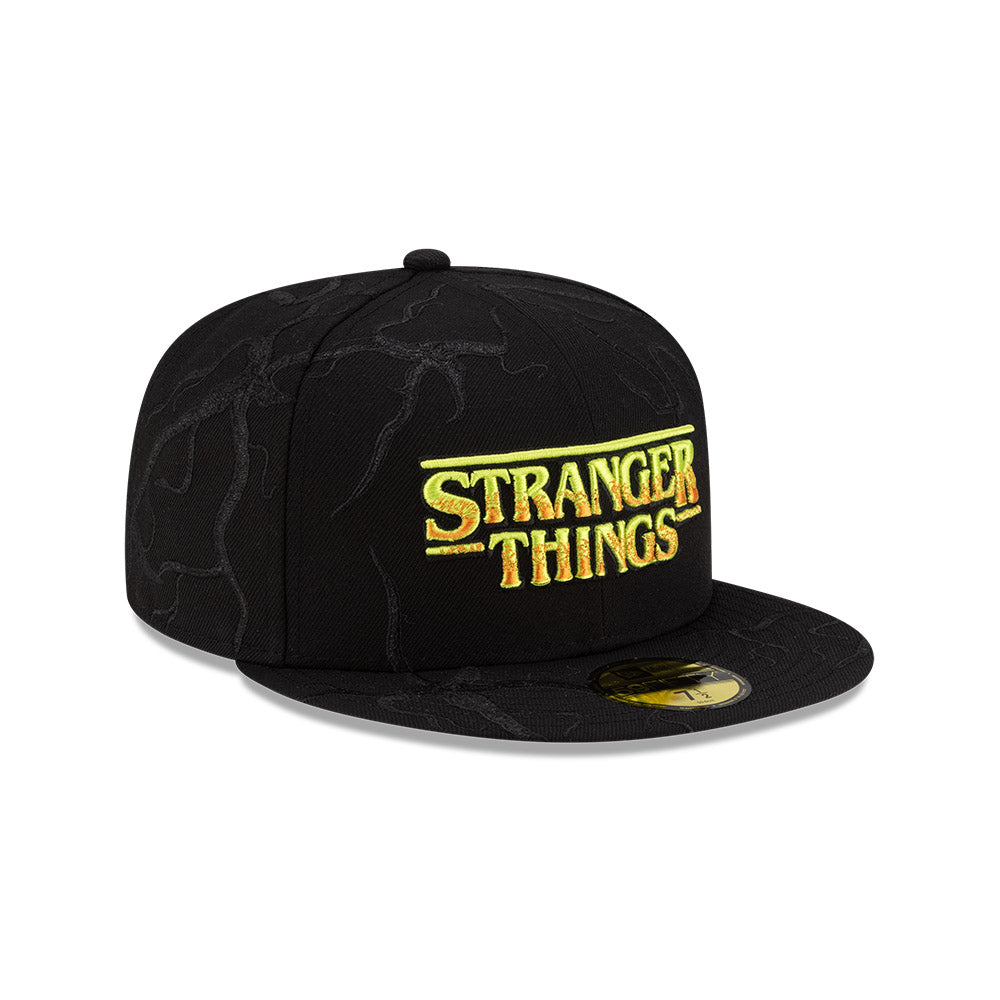 New Era หมวกรุ่น New Era X Netflix Stranger Things All-Over Print Black 59Fifty Cap