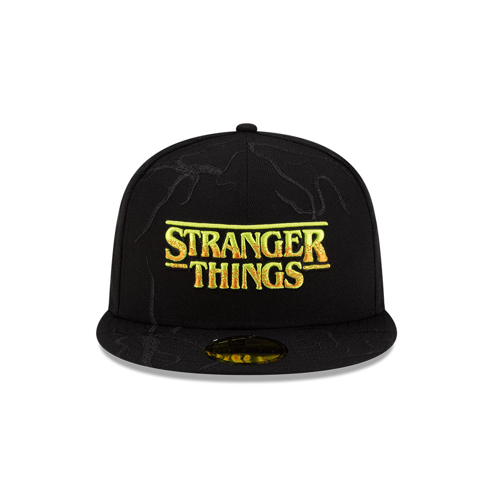 New Era หมวกรุ่น New Era X Netflix Stranger Things All-Over Print Black 59Fifty Cap