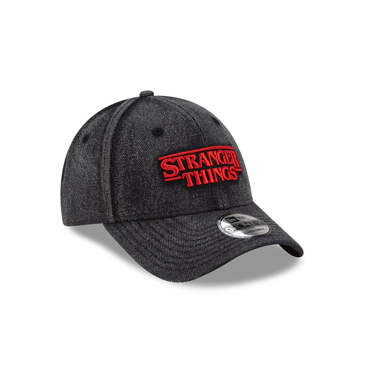 หมวกแก๊ป New Era รุ่น New Era X Netflix Stranger Things Distressed Black Denim 9Forty Cap