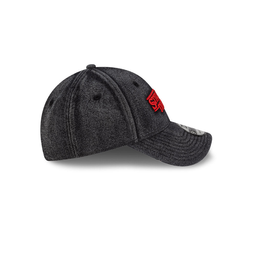 หมวกแก๊ป New Era รุ่น New Era X Netflix Stranger Things Distressed Black Denim 9Forty Cap