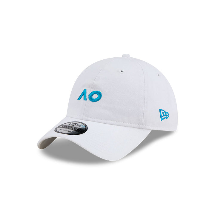 New Era หมวกรุ่น AUSTRALIAN OPEN CORE MINI WHITE 9TWENTY CLOTH STRAP CAP