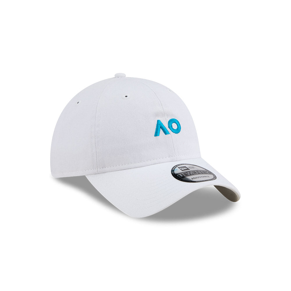 New Era หมวกรุ่น AUSTRALIAN OPEN CORE MINI WHITE 9TWENTY CLOTH STRAP CAP