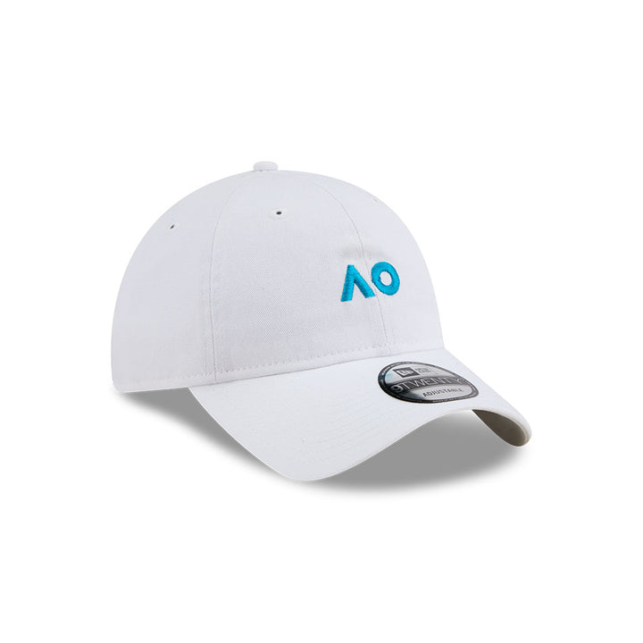 New Era หมวกรุ่น AUSTRALIAN OPEN CORE MINI WHITE 9TWENTY CLOTH STRAP CAP