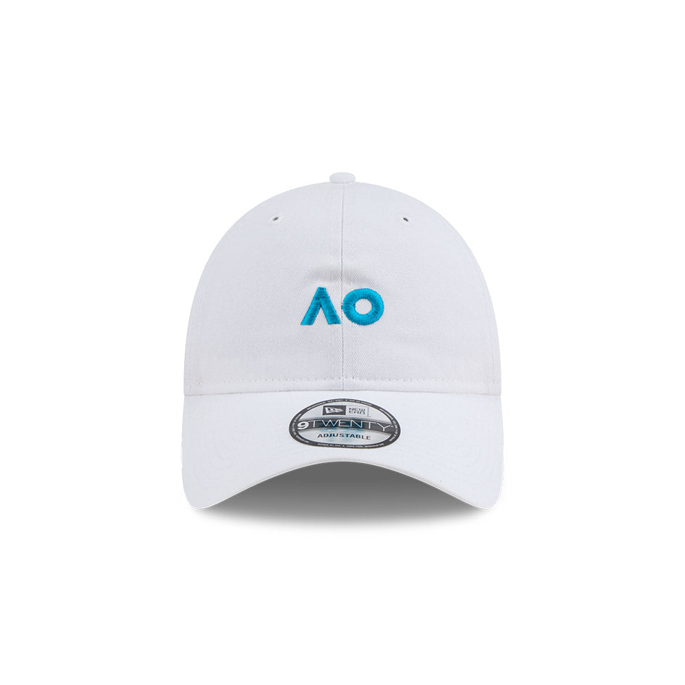 New Era หมวกรุ่น AUSTRALIAN OPEN CORE MINI WHITE 9TWENTY CLOTH STRAP CAP
