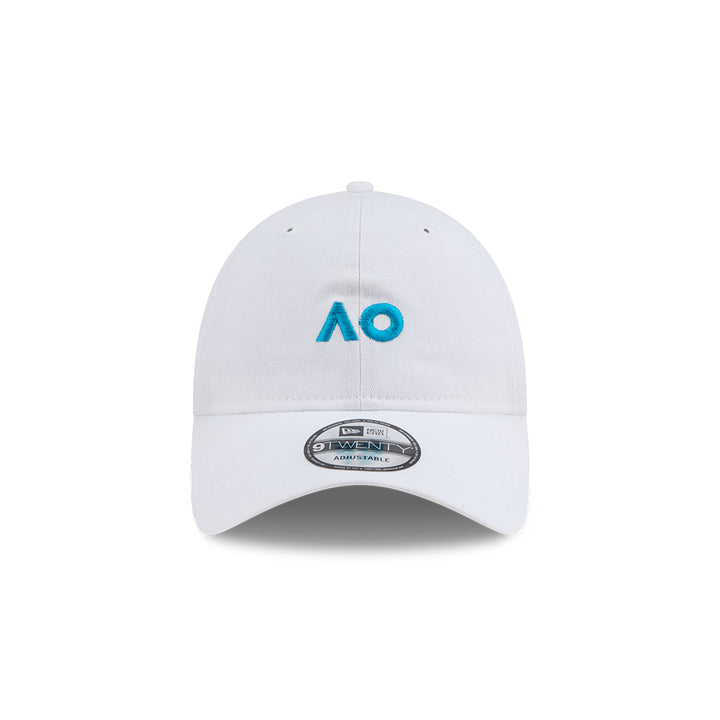 New Era หมวกรุ่น AUSTRALIAN OPEN CORE MINI WHITE 9TWENTY CLOTH STRAP CAP