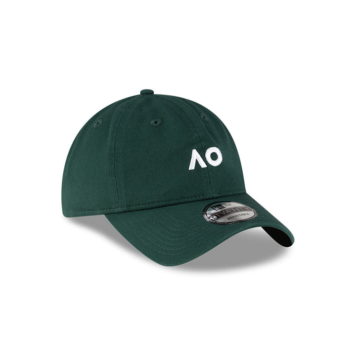 New Era หมวกรุ่น AUSTRALIAN OPEN SEASONALMINI DARK GREEN 9TWENTY CLOTH STRAP CAP