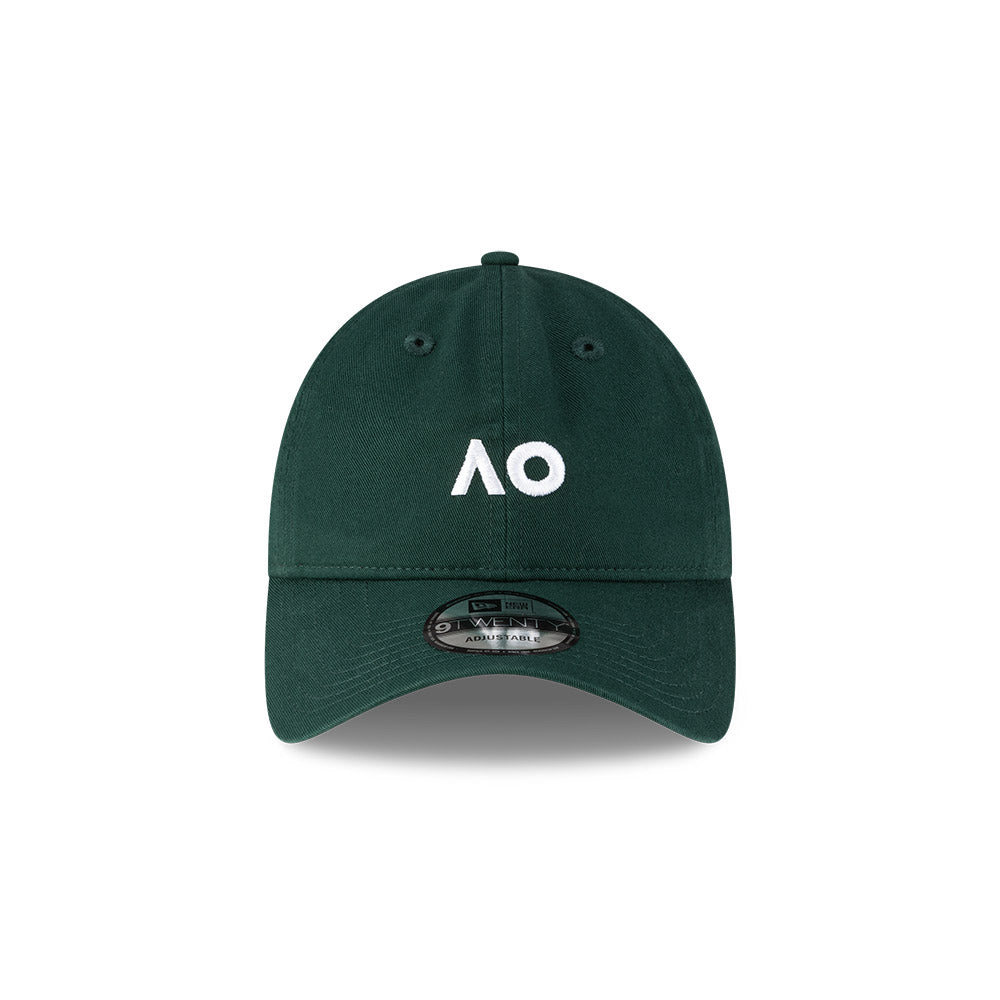 New Era หมวกรุ่น AUSTRALIAN OPEN SEASONALMINI DARK GREEN 9TWENTY CLOTH STRAP CAP