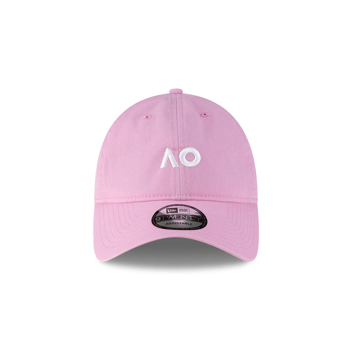 New Era หมวกรุ่น AUSTRALIAN OPEN SEASONALMINI FONDANT PINK 9TWENTY CLOTH STRAP CAP
