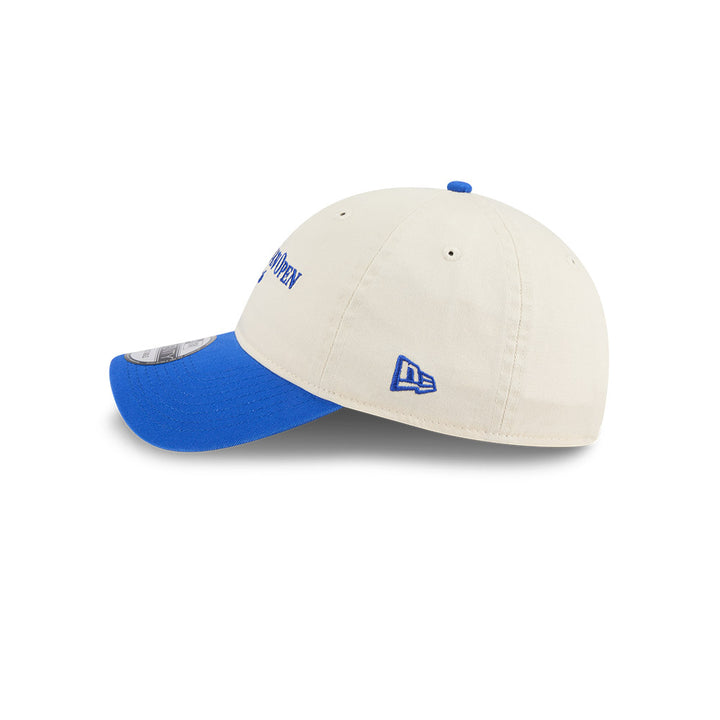 New Era หมวกรุ่น AUSTRALIAN OPEN SEASONAL 2-TONE SCRIPT BLUE BEAD AND LIGHT CREAM 9TWENTY CLOTH STRAP CAP
