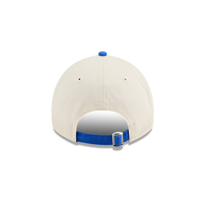New Era หมวกรุ่น AUSTRALIAN OPEN SEASONAL 2-TONE SCRIPT BLUE BEAD AND LIGHT CREAM 9TWENTY CLOTH STRAP CAP