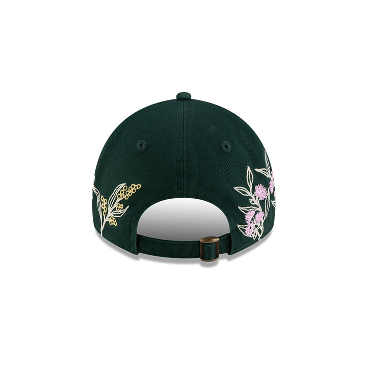 New Era หมวกรุ่น AUSTRALIAN OPEN NATIVE FLORAL DARK GREEN 9TWENTY CLOTH STRAP CAP
