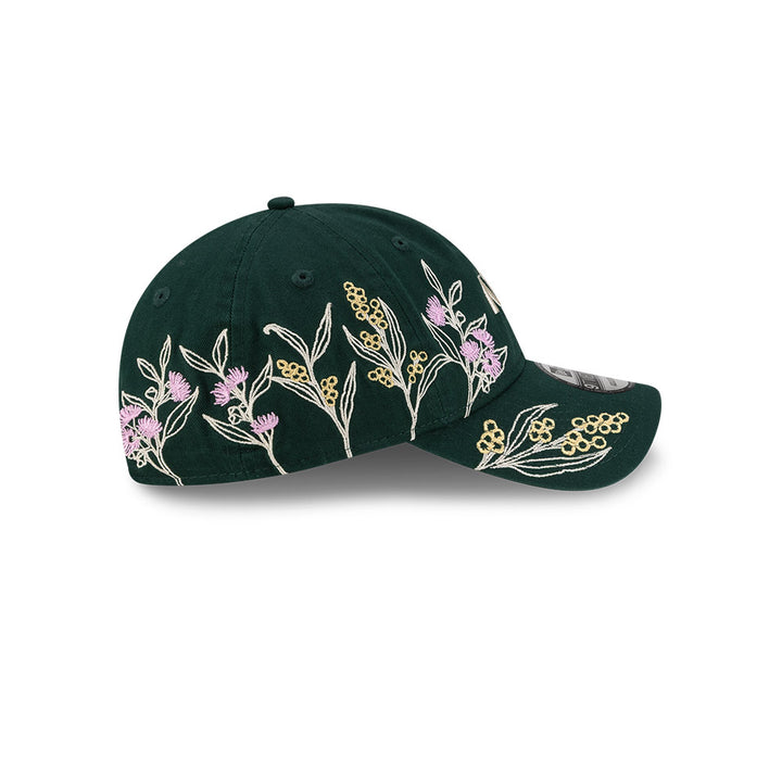 New Era หมวกรุ่น AUSTRALIAN OPEN NATIVE FLORAL DARK GREEN 9TWENTY CLOTH STRAP CAP