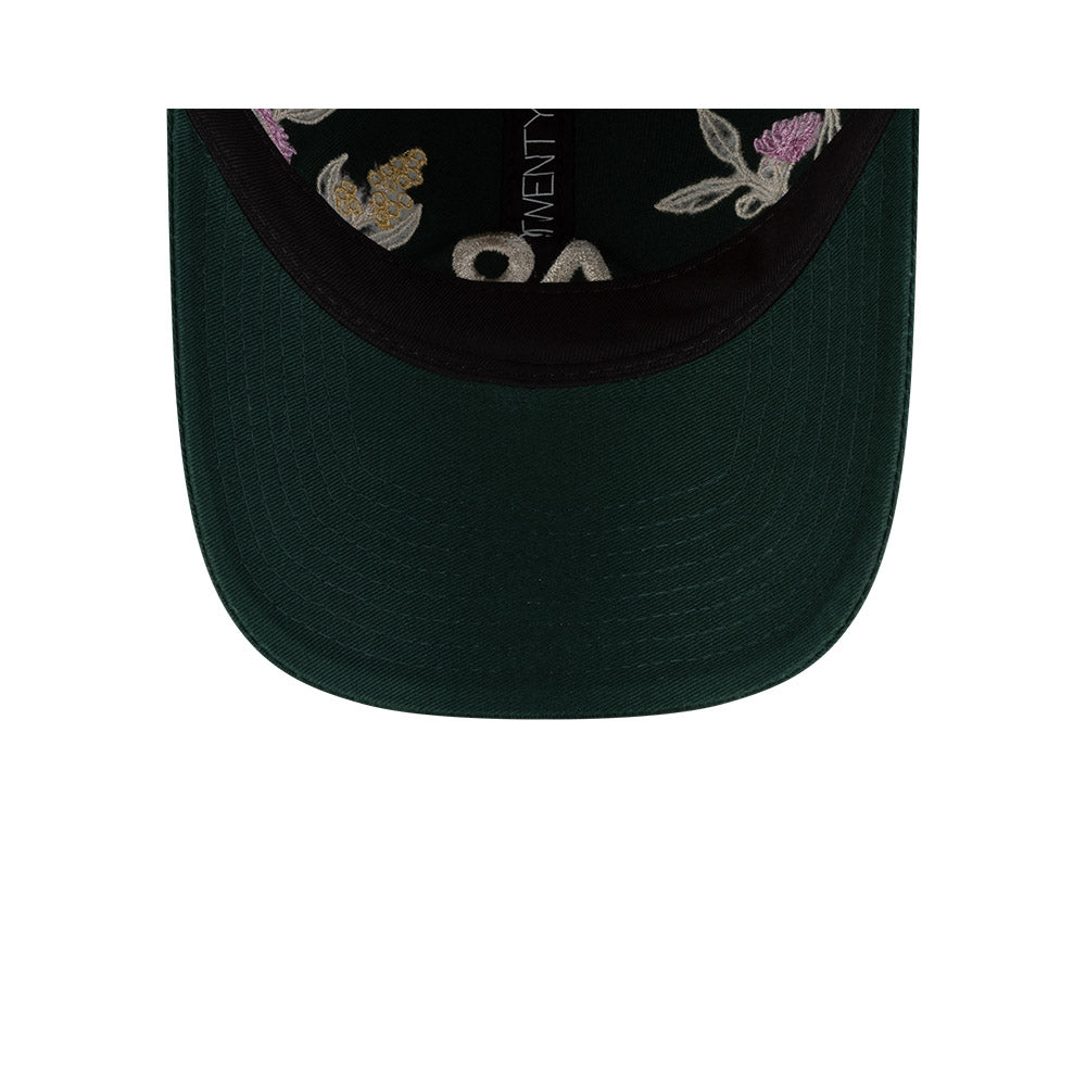 New Era หมวกรุ่น AUSTRALIAN OPEN NATIVE FLORAL DARK GREEN 9TWENTY CLOTH STRAP CAP