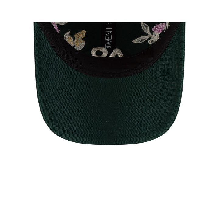 New Era หมวกรุ่น AUSTRALIAN OPEN NATIVE FLORAL DARK GREEN 9TWENTY CLOTH STRAP CAP