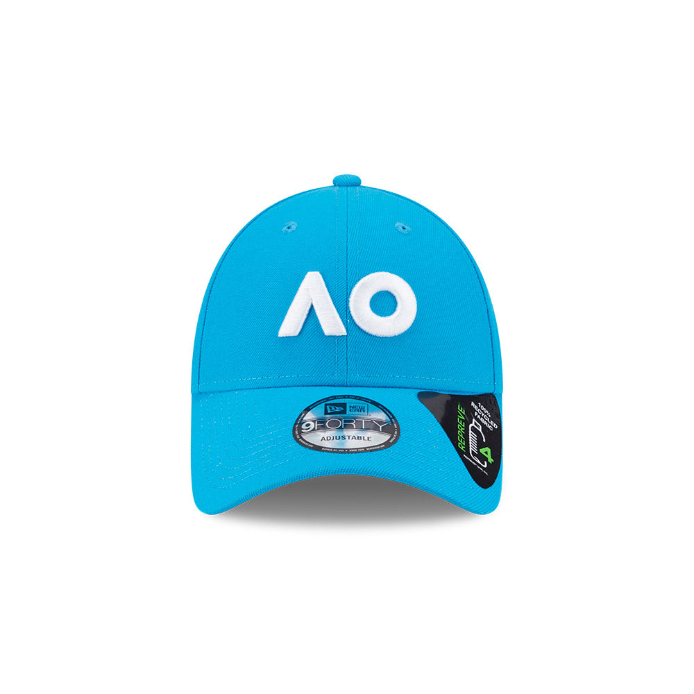 New Era หมวกรุ่น AUSTRALIAN OPEN CORE SUNWASH BLUE 9FORTY CLOTH STRAP CAP