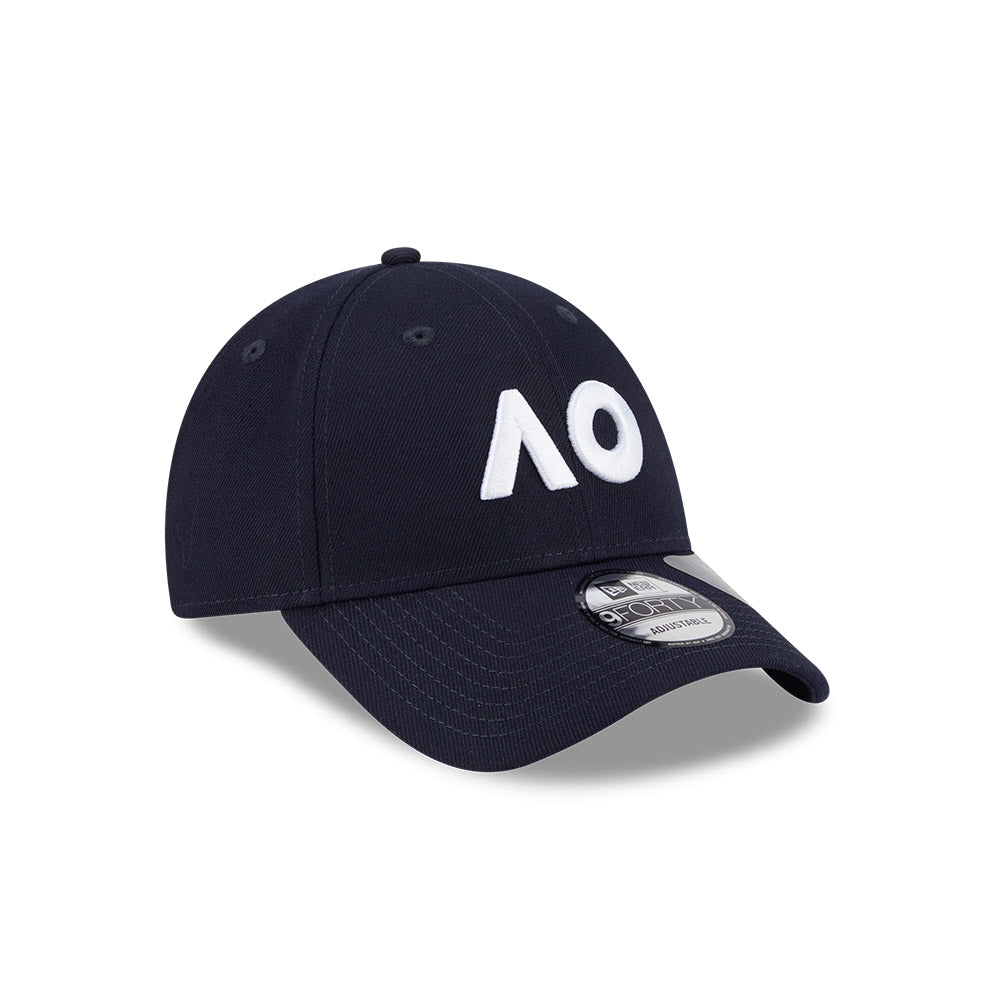New Era หมวกรุ่น AUSTRALIAN OPEN CORE NAVY 9FORTY CLOTH STRAP CAP