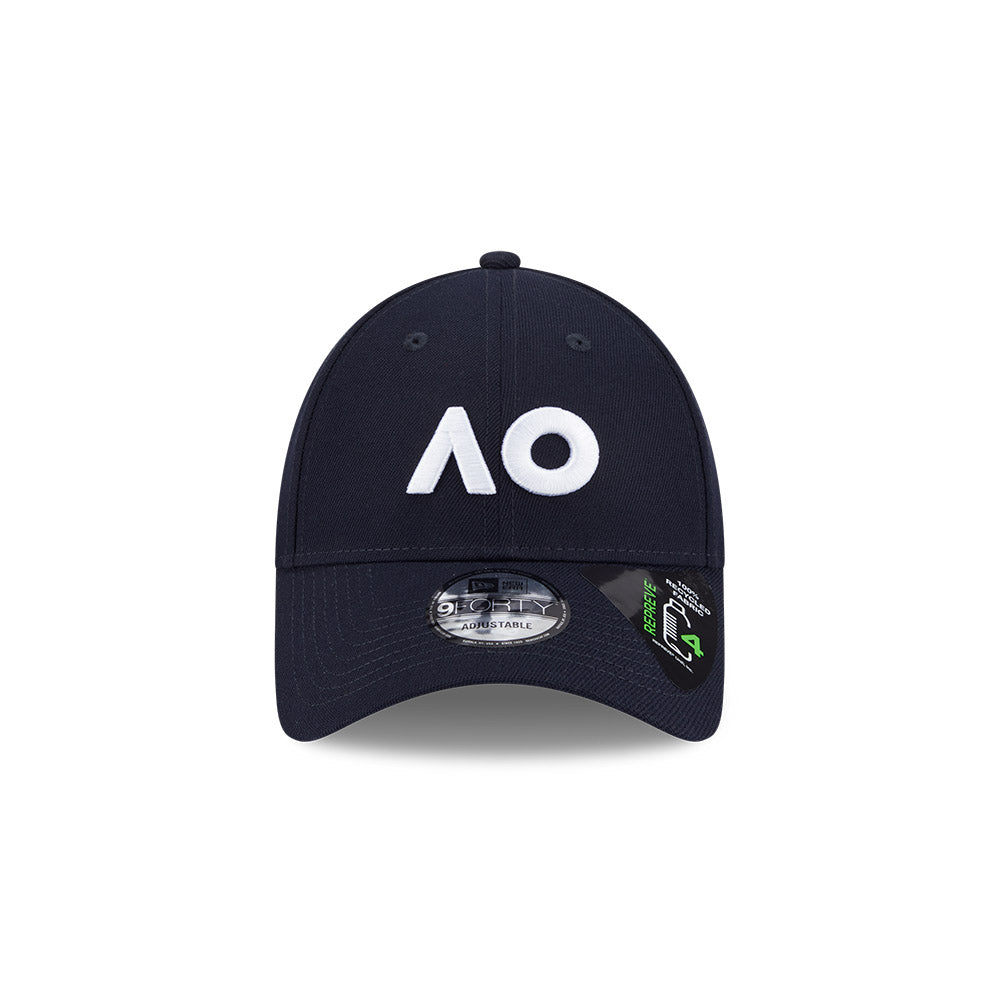 New Era หมวกรุ่น AUSTRALIAN OPEN CORE NAVY 9FORTY CLOTH STRAP CAP