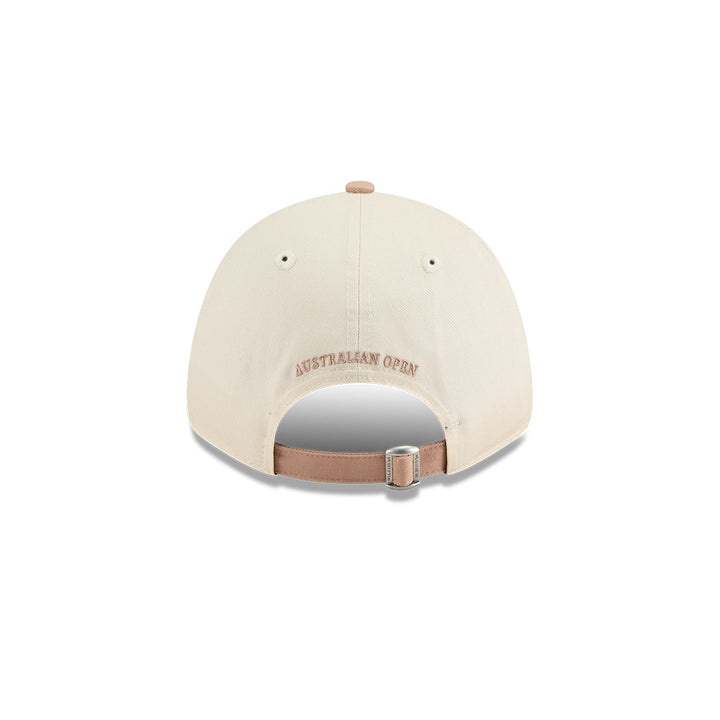 New Era หมวกรุ่น AUSTRALIAN OPEN SEASONAL 2-TONE TIMELLESS TAUPE AND LIGHT CREAM 9FORTY CLOTH STRAP CAP