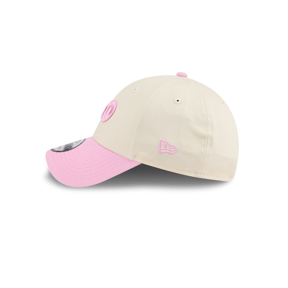 New Era หมวกรุ่น AUSTRALIAN OPEN SEASONAL 2-TONE FONDANT PINK AND LIGHT CREAM 9FORTY CLOTH STRAP CAP