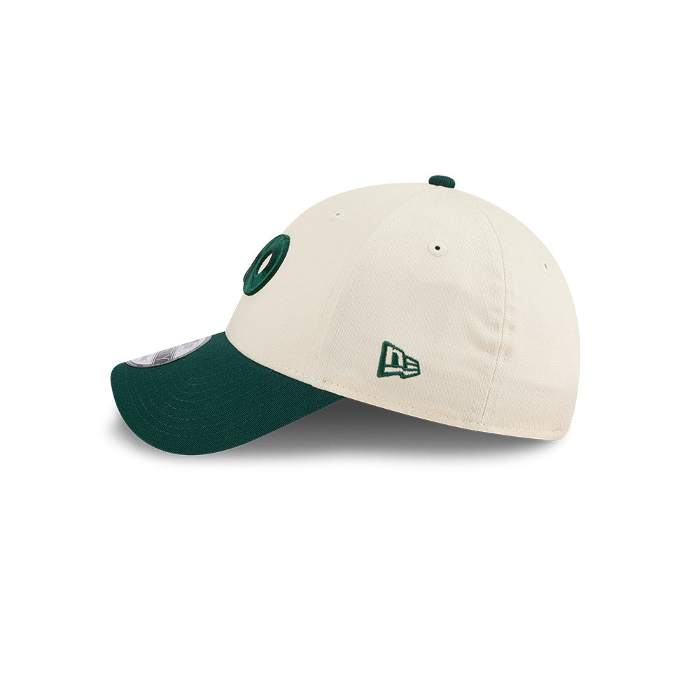New Era หมวกรุ่น AUSTRALIAN OPEN SEASONAL 2-TONE DARK GREEN AND LIGHT CREAM 9FORTY CLOTH STRAP CAP