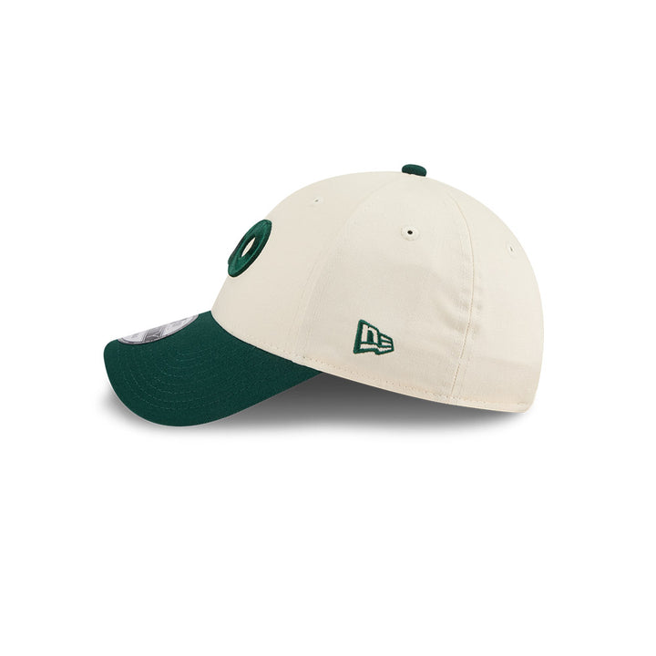 New Era หมวกรุ่น AUSTRALIAN OPEN SEASONAL 2-TONE DARK GREEN AND LIGHT CREAM 9FORTY CLOTH STRAP CAP