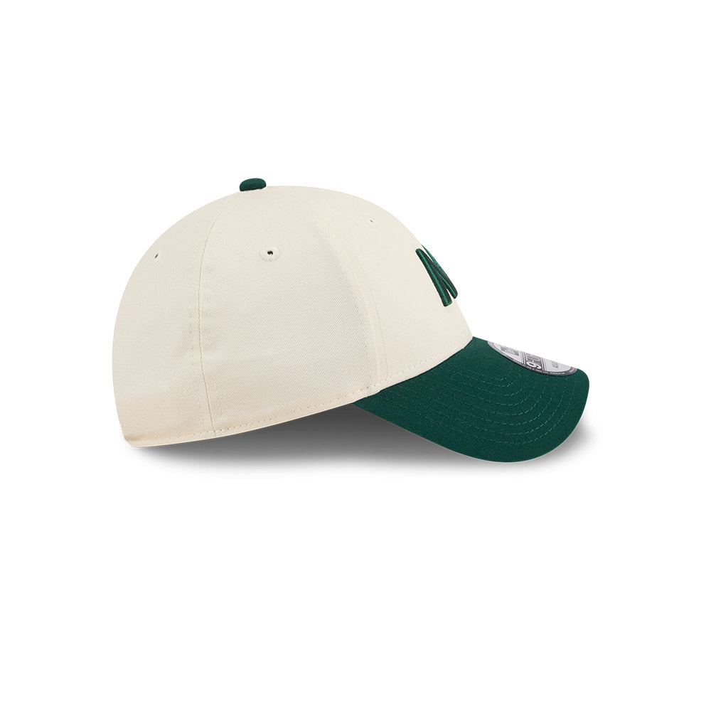 New Era หมวกรุ่น AUSTRALIAN OPEN SEASONAL 2-TONE DARK GREEN AND LIGHT CREAM 9FORTY CLOTH STRAP CAP