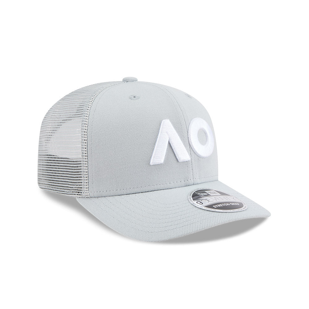 New Era หมวกรุ่น AUSTRALIAN OPEN CORE GREY 9SEVENTY TRUCKER CAP