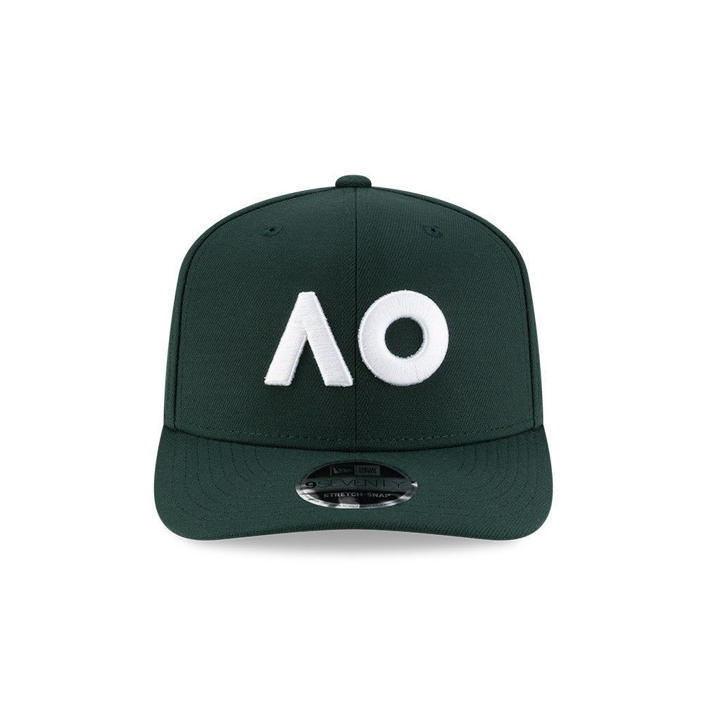 New Era หมวกรุ่น AUSTRALIAN OPEN SEASONAL DARK GREEN 9SEVENTY STRETCH SNAP CAP