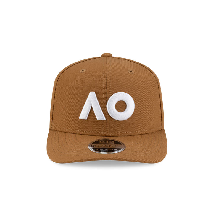 New Era หมวกรุ่น AUSTRALIAN OPEN SEASONAL LIGHT BRONZE 9SEVENTY STRETCH SNAP CAP