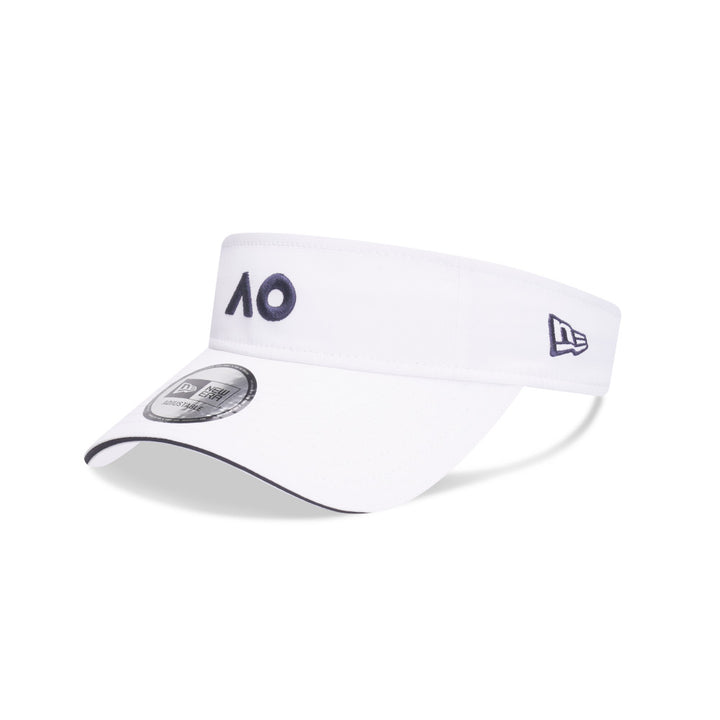 New Era หมวกรุ่น AUSTRALIAN OPEN PERFORMANCE WHITE VISOR CAP