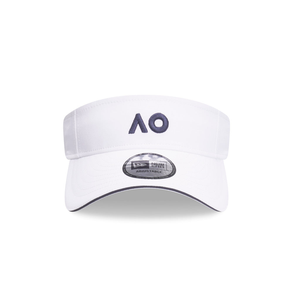 New Era หมวกรุ่น AUSTRALIAN OPEN PERFORMANCE WHITE VISOR CAP