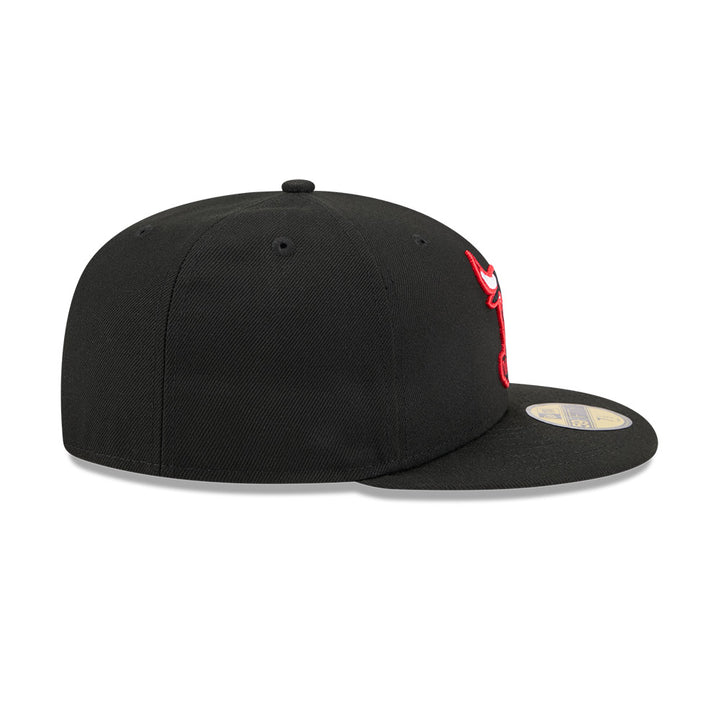 New Era หมวกรุ่น CHICAGO BULLS NBA HARDWOOD CLASSIC BLACK 59FIFTY CAP