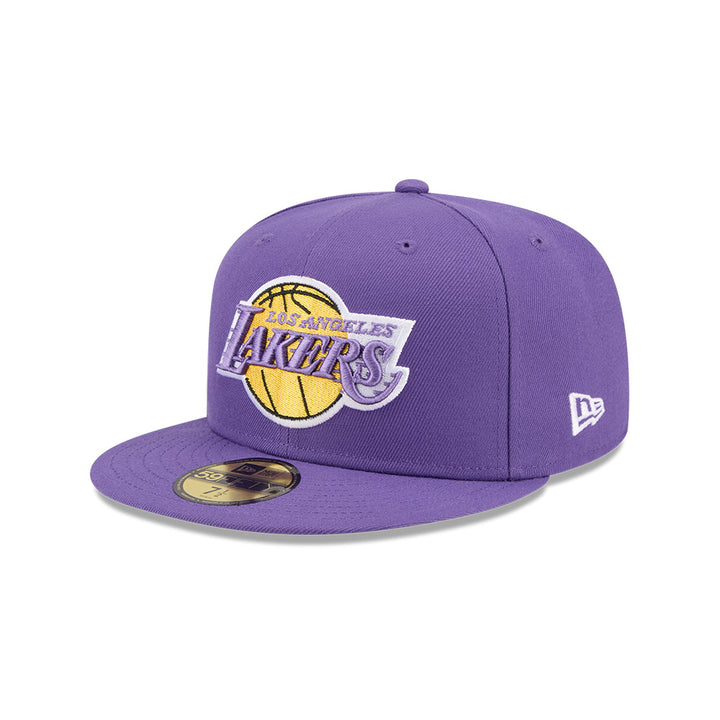New Era หมวกรุ่น LOS ANGELES LAKERS NBA HARDWOOD CLASSIC PURPLE 59FIFTY CAP