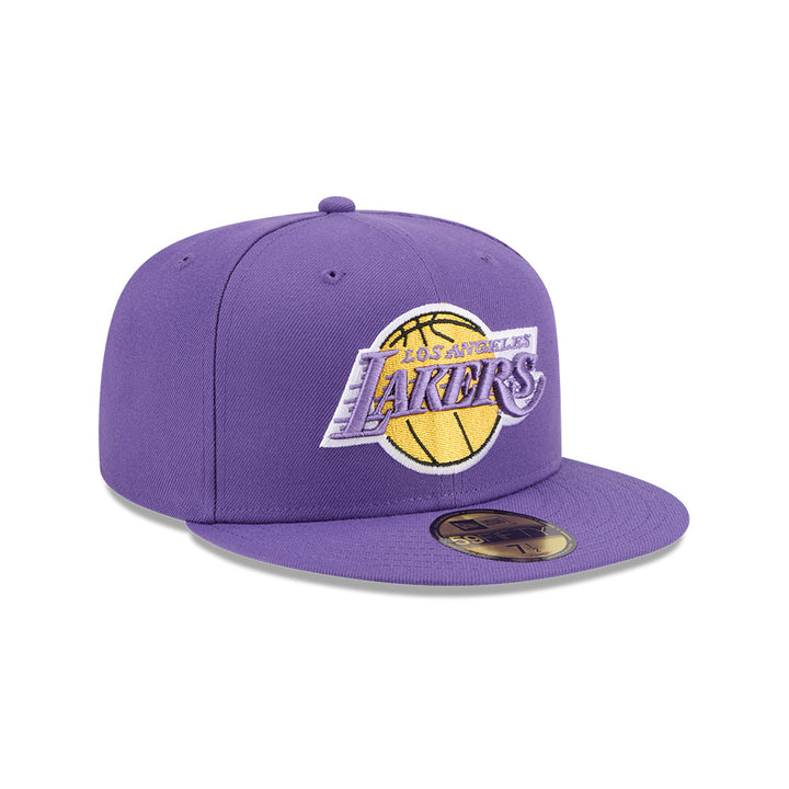 New Era หมวกรุ่น LOS ANGELES LAKERS NBA HARDWOOD CLASSIC PURPLE 59FIFTY CAP