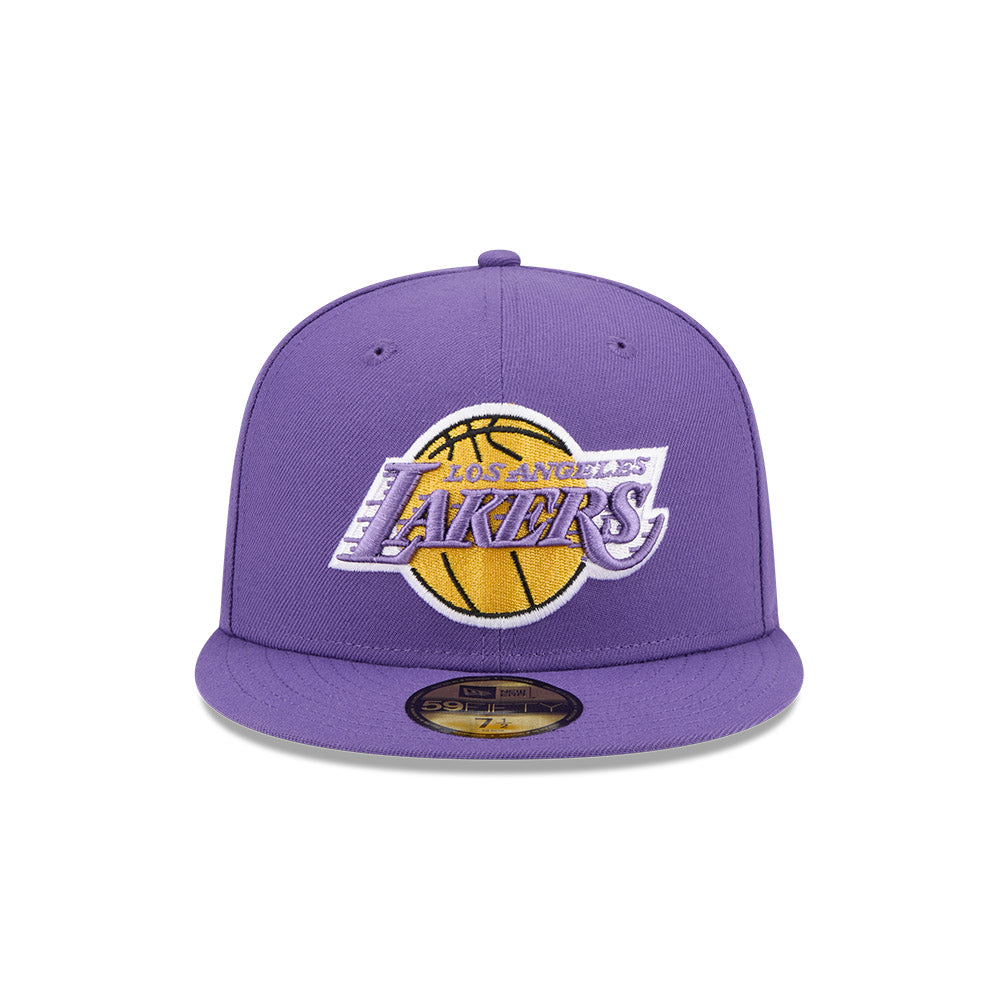 New Era หมวกรุ่น LOS ANGELES LAKERS NBA HARDWOOD CLASSIC PURPLE 59FIFTY CAP