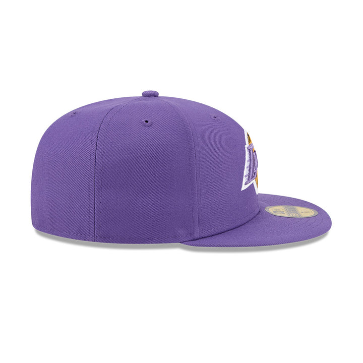 New Era หมวกรุ่น LOS ANGELES LAKERS NBA HARDWOOD CLASSIC PURPLE 59FIFTY CAP