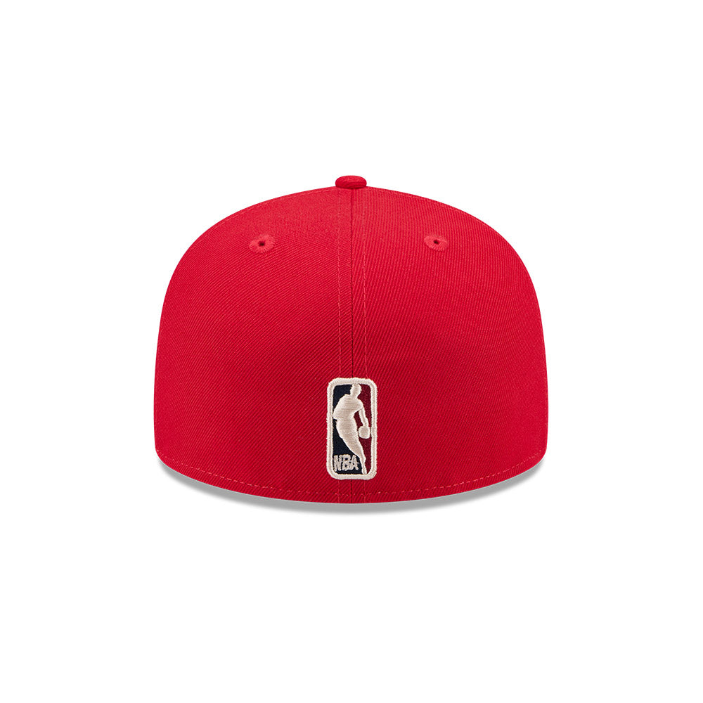 New Era หมวกรุ่น CHICAGO BULLS NBA HARDWOOD CLASSIC RED 59FIFTY CAP