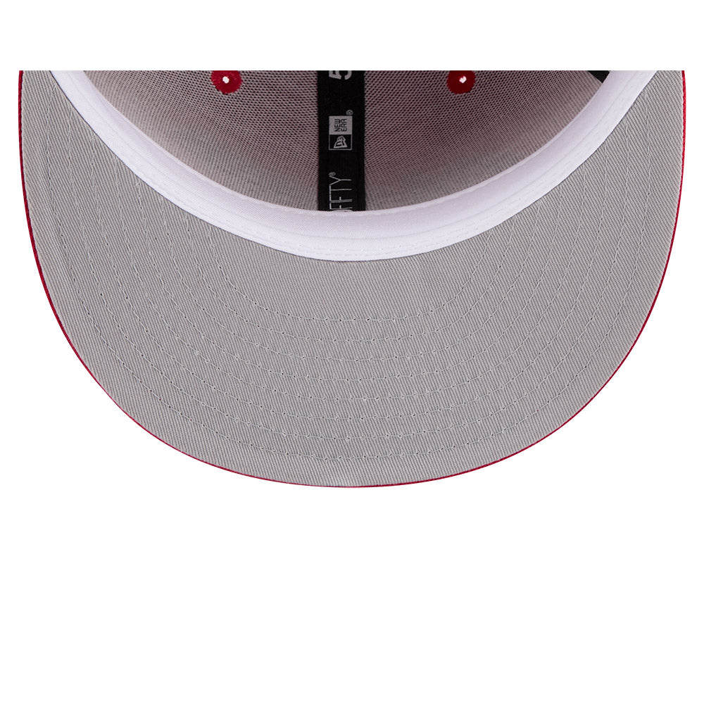 New Era หมวกรุ่น CHICAGO BULLS NBA HARDWOOD CLASSIC RED 59FIFTY CAP