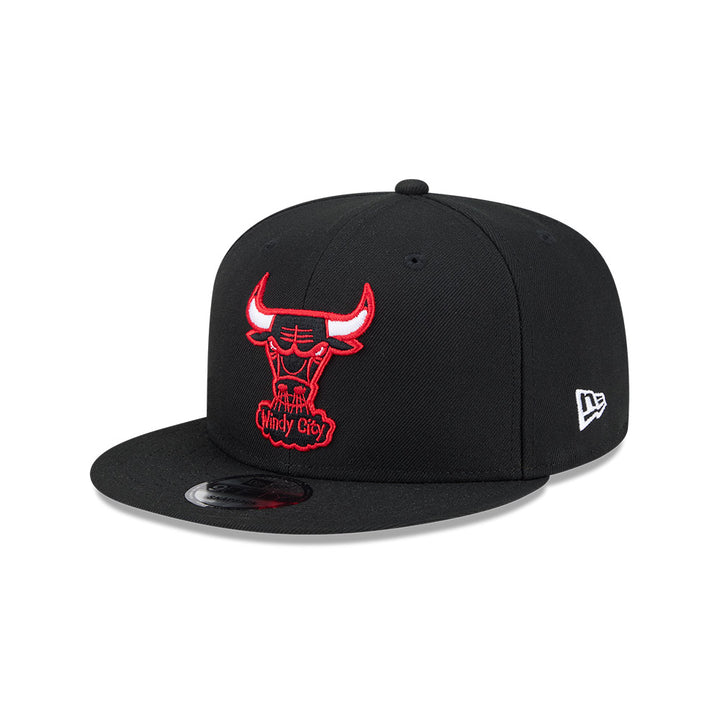 New Era หมวกรุ่น CHICAGO BULLS NBA HARDWOOD CLASSIC BLACK 9FIFTY CAP