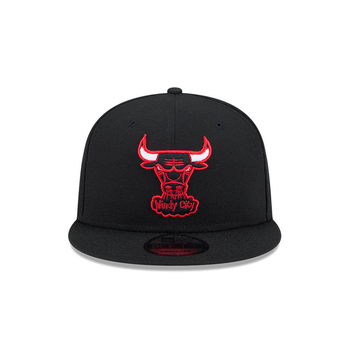 New Era หมวกรุ่น CHICAGO BULLS NBA HARDWOOD CLASSIC BLACK 9FIFTY CAP