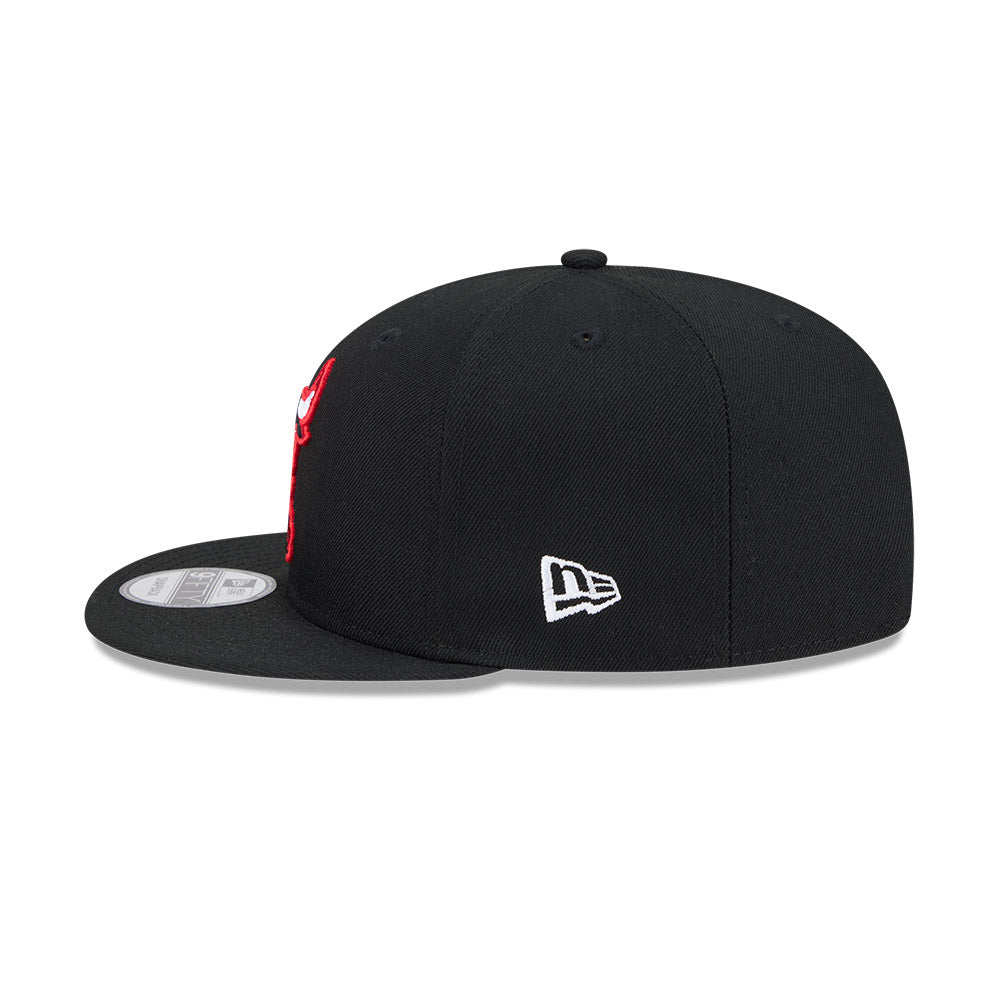 New Era หมวกรุ่น CHICAGO BULLS NBA HARDWOOD CLASSIC BLACK 9FIFTY CAP