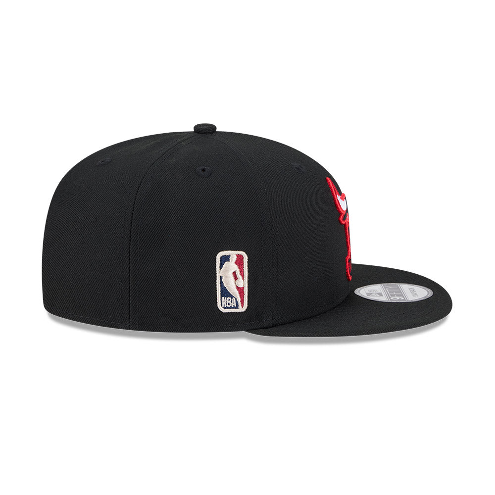New Era หมวกรุ่น CHICAGO BULLS NBA HARDWOOD CLASSIC BLACK 9FIFTY CAP