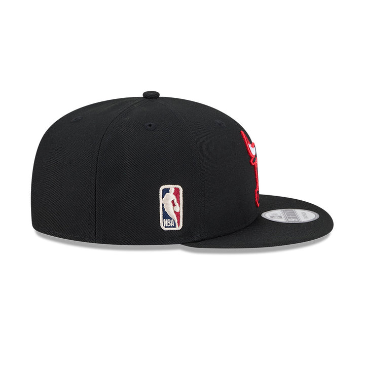 New Era หมวกรุ่น CHICAGO BULLS NBA HARDWOOD CLASSIC BLACK 9FIFTY CAP