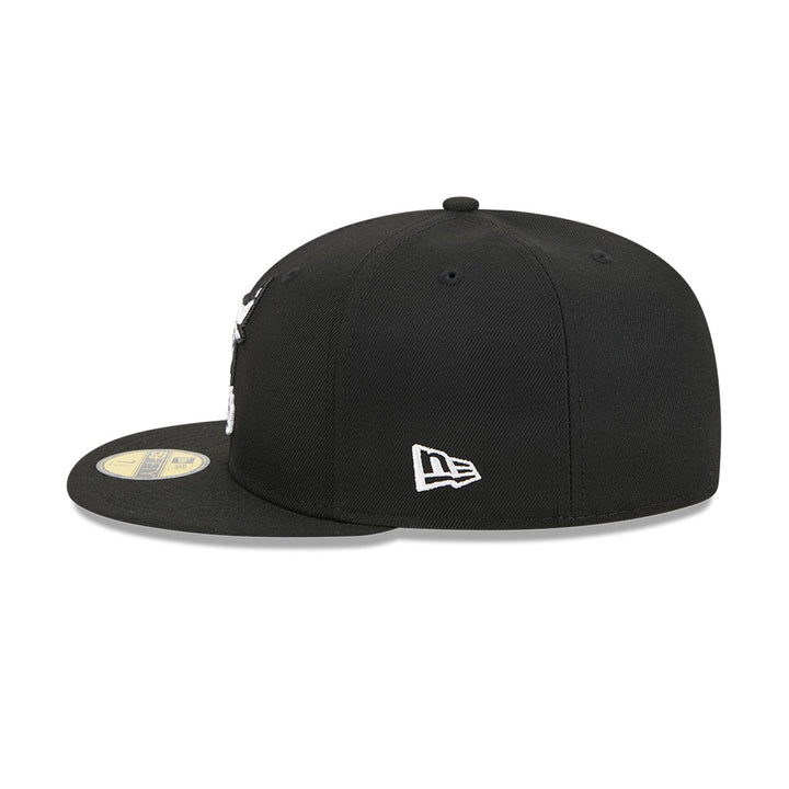 New Era หมวกรุ่น CHICAGO BULLS NBA HARDWOOD CLASSIC BLACK 59FIFTY CAP
