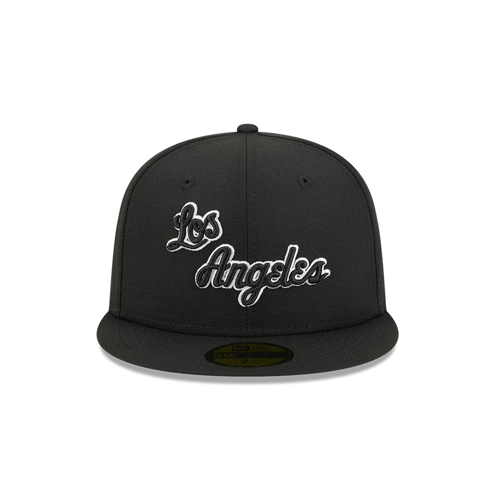 New Era หมวกรุ่น LOS ANGELES LAKERS NBA HARDWOOD CLASSIC BLACK 59FIFTY CAP
