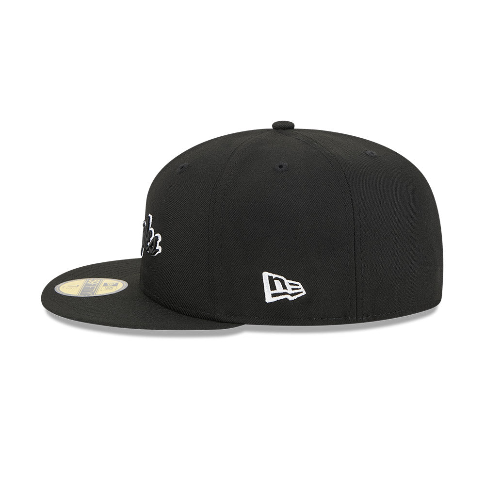 New Era หมวกรุ่น LOS ANGELES LAKERS NBA HARDWOOD CLASSIC BLACK 59FIFTY CAP