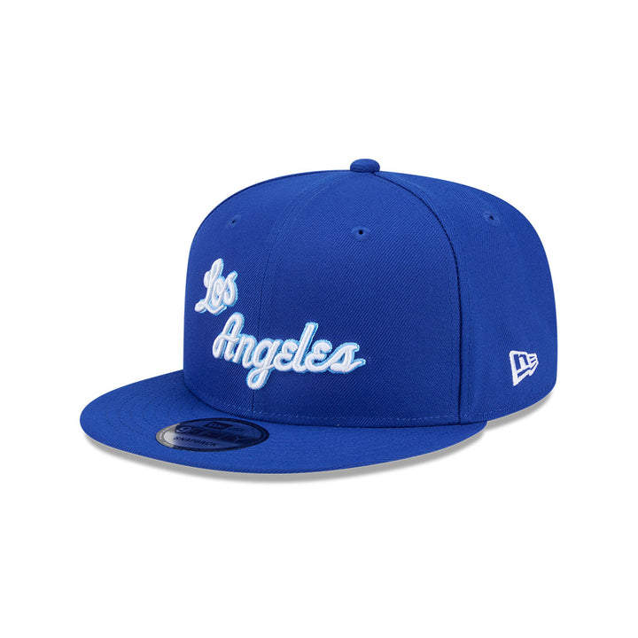 New Era หมวกรุ่น LOS ANGELES LAKERS NBA HARDWOOD CLASSIC MED BLUE 9FIFTY CAP