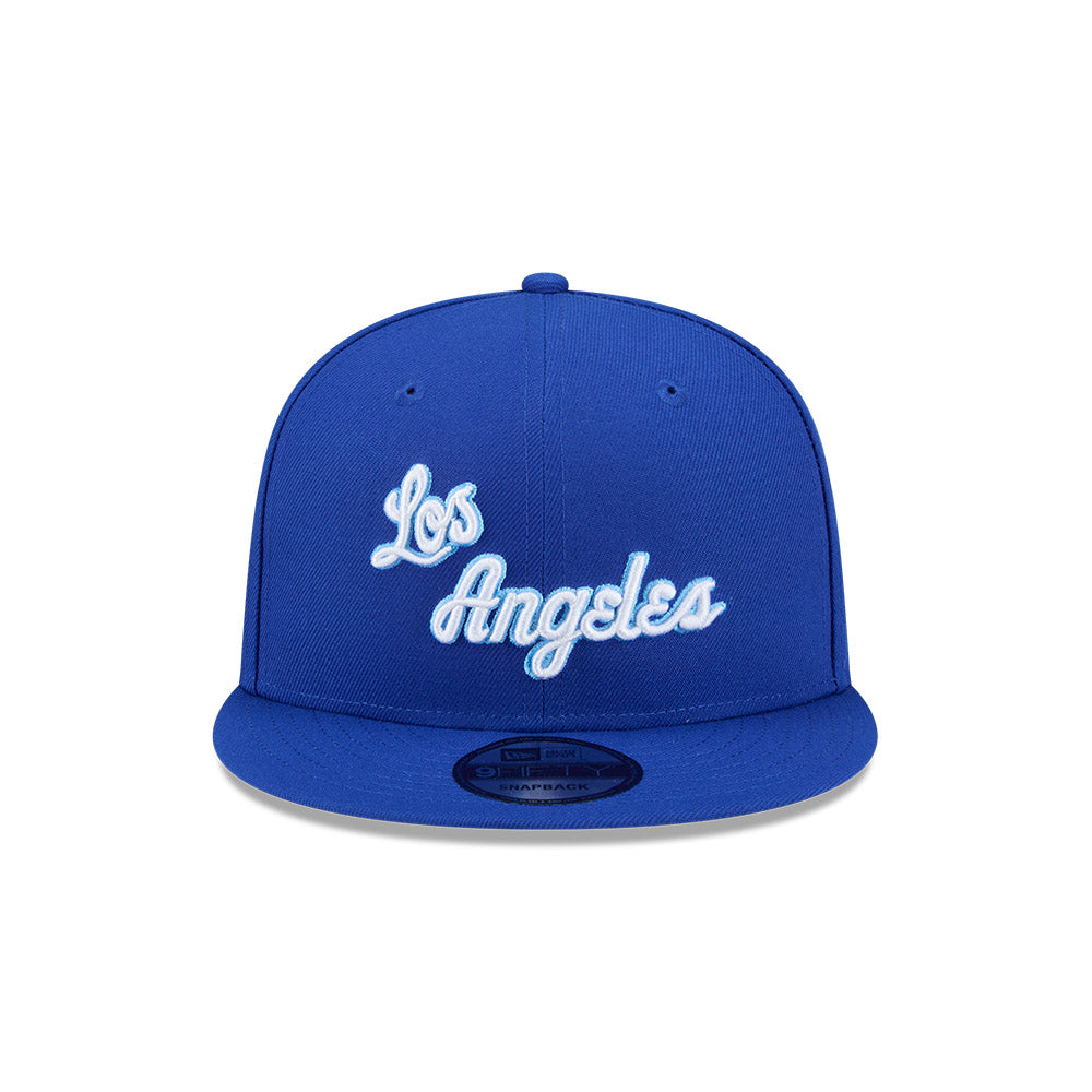New Era หมวกรุ่น LOS ANGELES LAKERS NBA HARDWOOD CLASSIC MED BLUE 9FIFTY CAP