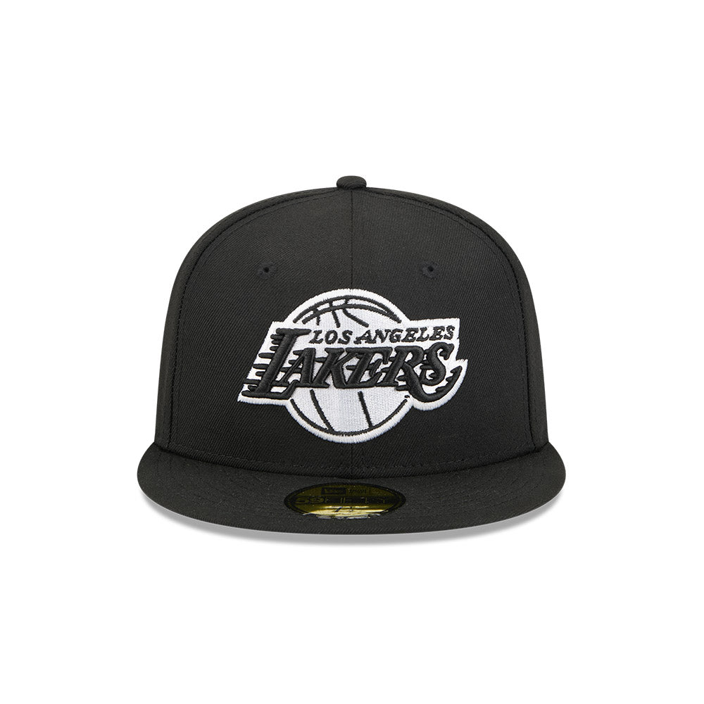 New Era หมวกรุ่น LOS ANGELES LAKERS NBA HARDWOOD CLASSIC BLACK 59FIFTY CAP