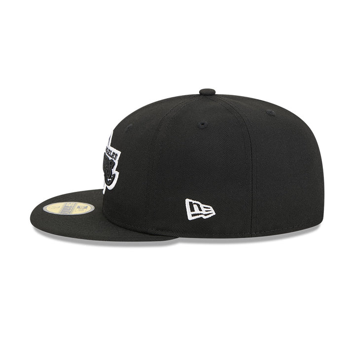 New Era หมวกรุ่น LOS ANGELES LAKERS NBA HARDWOOD CLASSIC BLACK 59FIFTY CAP